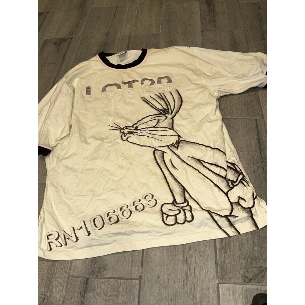 1990s Lot 29 Bugs Bunny Elmer Fudd Hunting Wabbitt T-Shirt 3XL Looney Tunes